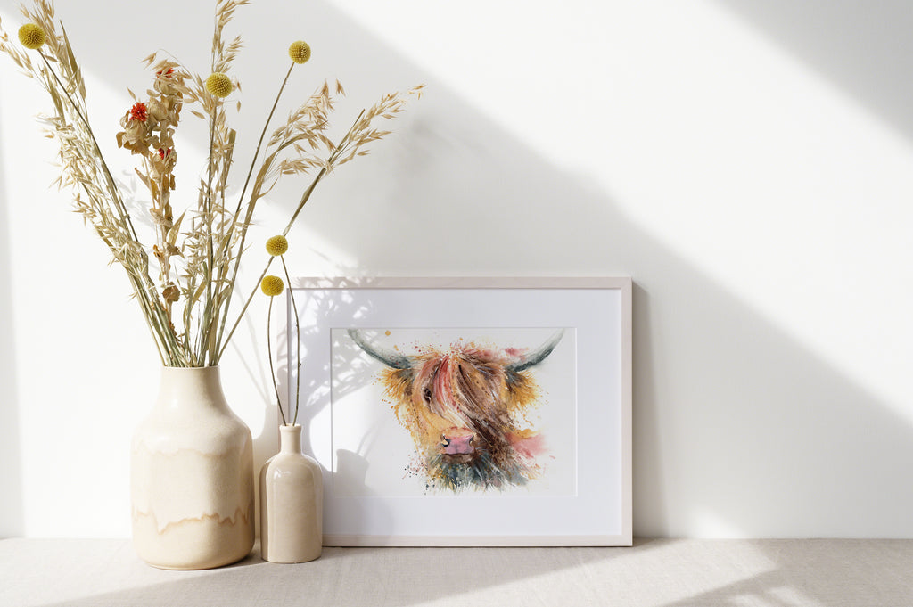 Highland Cow | Framed Fine Art Print